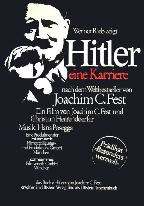 Plakat zum Film: Hitler - Eine Karriere