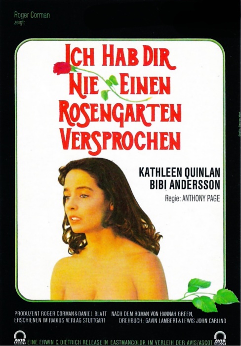 Plakat zum Film: Ich hab' dir nie einen Rosengarten versprochen