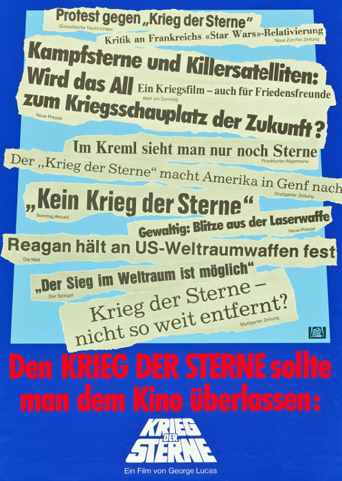 Plakat zum Film: Krieg der Sterne