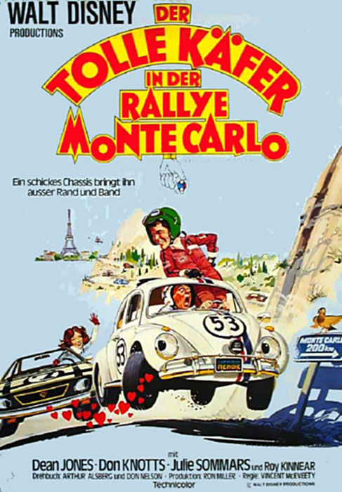 Plakat zum Film: tolle Käfer in der Rallye Monte Carlo, Der