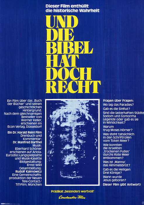 Plakat zum Film: ...und die Bibel hat doch recht