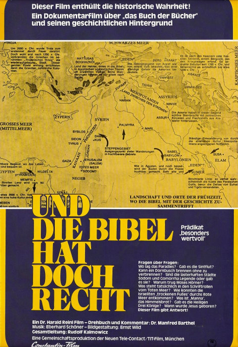 Plakat zum Film: ...und die Bibel hat doch recht