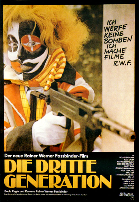 Plakat zum Film: dritte Generation, Die