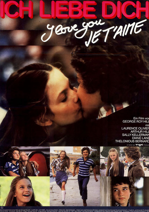 Plakat zum Film: Ich liebe dich - I love you - je t'aime