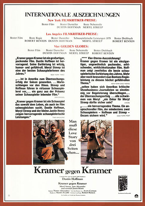 Plakat zum Film: Kramer gegen Kramer