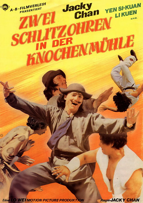 Plakat zum Film: Zwei Schlitzohren in der Knochenmühle