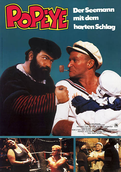 Plakat zum Film: Popeye, der Seemann mit dem harten Schlag