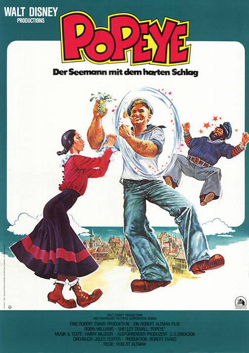 Plakat zum Film: Popeye, der Seemann mit dem harten Schlag