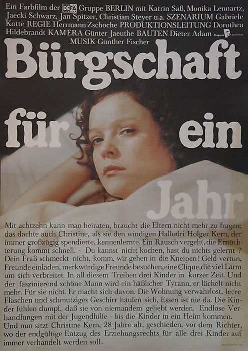 Plakat zum Film: Bürgschaft für ein Jahr