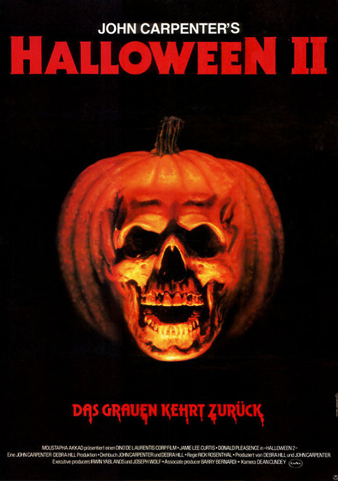 Plakat zum Film: Halloween II - Das Grauen kehrt zurück