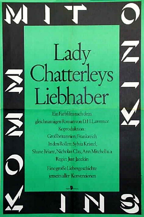 Plakat zum Film: Lady Chatterleys Liebhaber