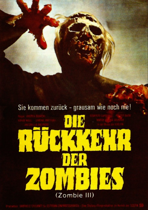 Plakat zum Film: Rückkehr der Zombies, Die - Zombie III
