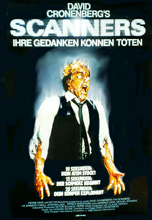 Plakat zum Film: Scanners - Ihre Gedanken können töten