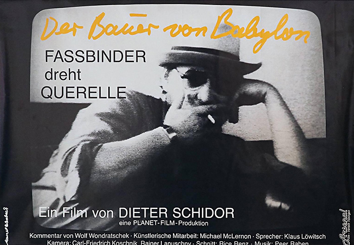 Plakat zum Film: Bauer von Babylon, Der - Rainer Werner Fassbinder dreht Querelle