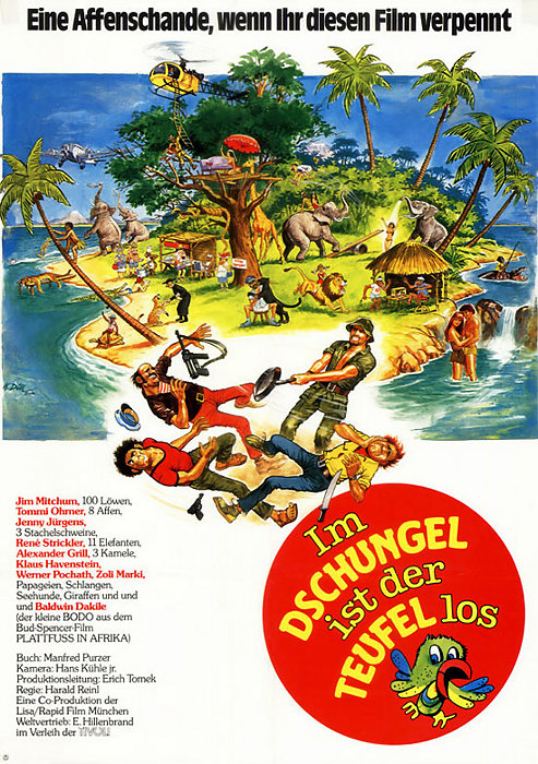 Plakat zum Film: Im Dschungel ist der Teufel los