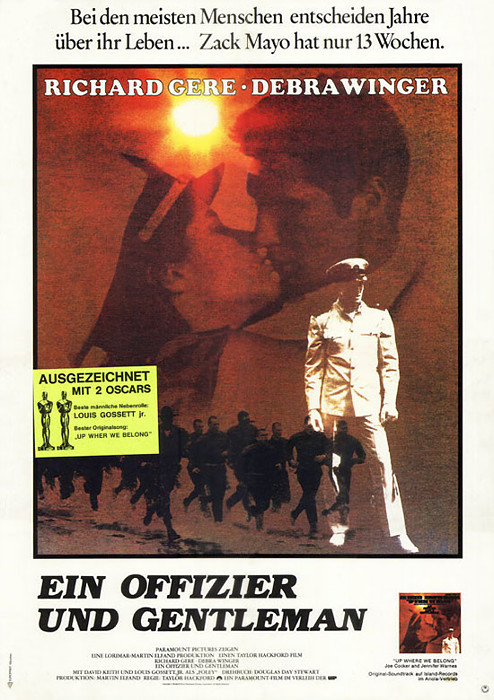 Plakat zum Film: Offizier und Gentleman, Ein