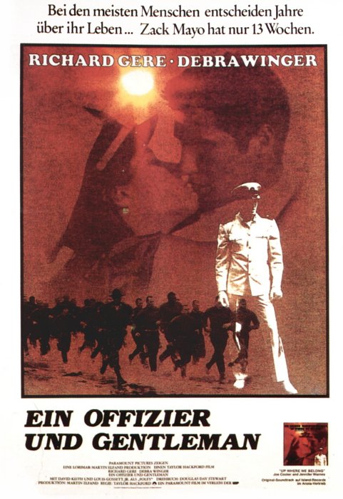 Plakat zum Film: Offizier und Gentleman, Ein