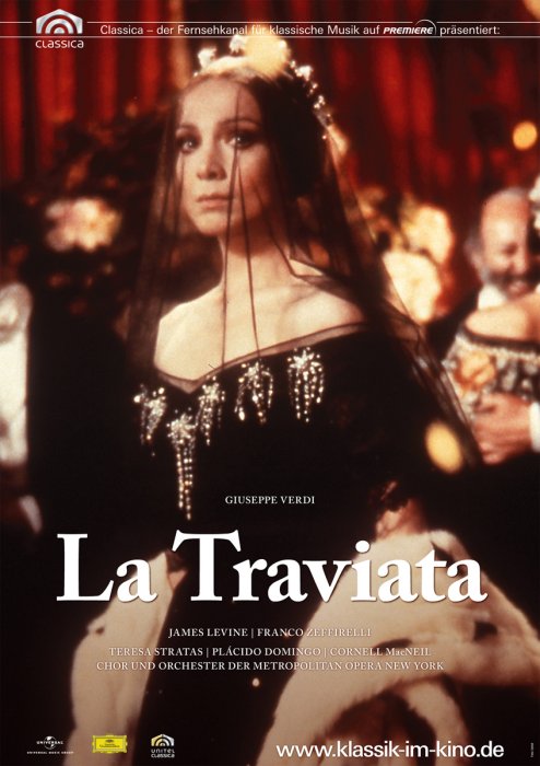 Plakat zum Film: La Traviata