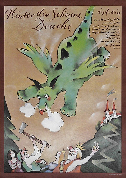 Plakat zum Film: Hinter der Scheune ist ein Drache