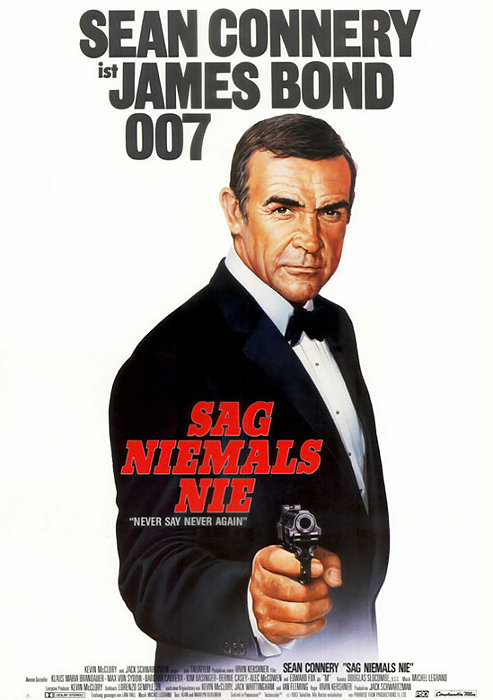 Plakat zum Film: James Bond 007 - Sag niemals nie