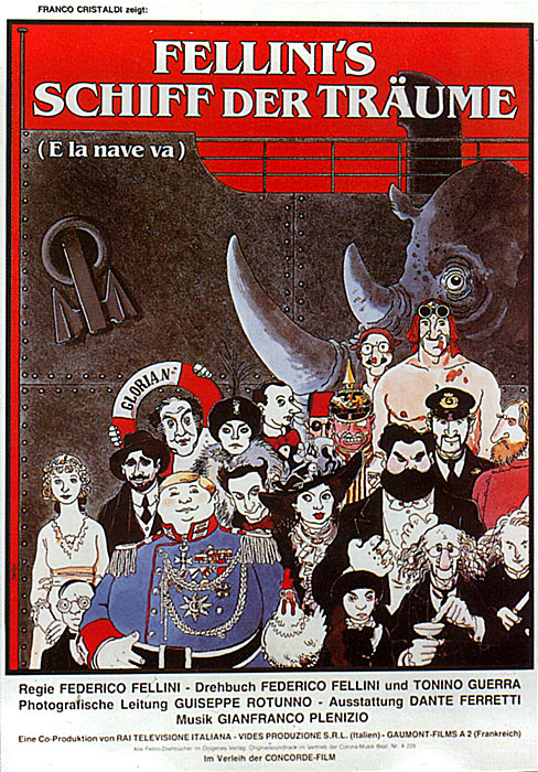 Plakat zum Film: Fellinis Schiff der Träume