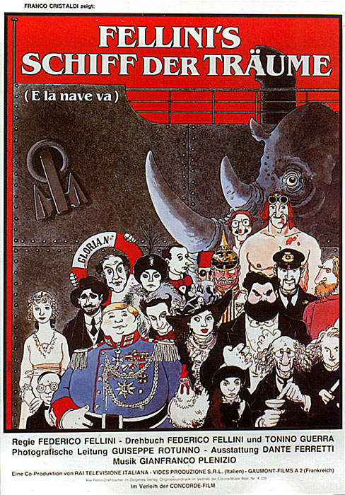Plakat zum Film: Fellinis Schiff der Träume