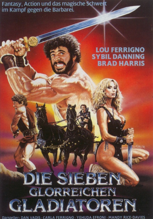 Plakat zum Film: sieben glorreichen Gladiatoren, Die