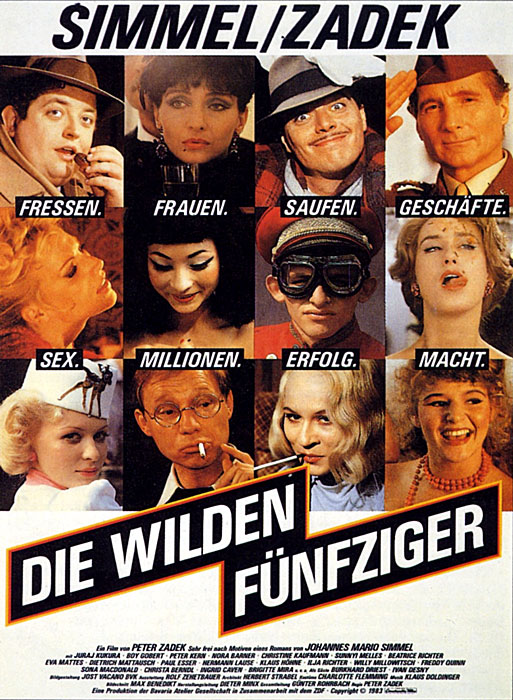 Plakat zum Film: wilden Fünfziger, Die