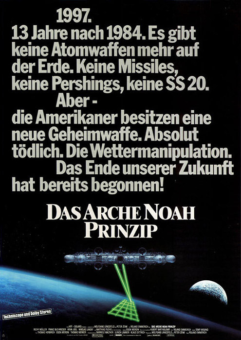 Plakat zum Film: Arche Noah Prinzip, Das