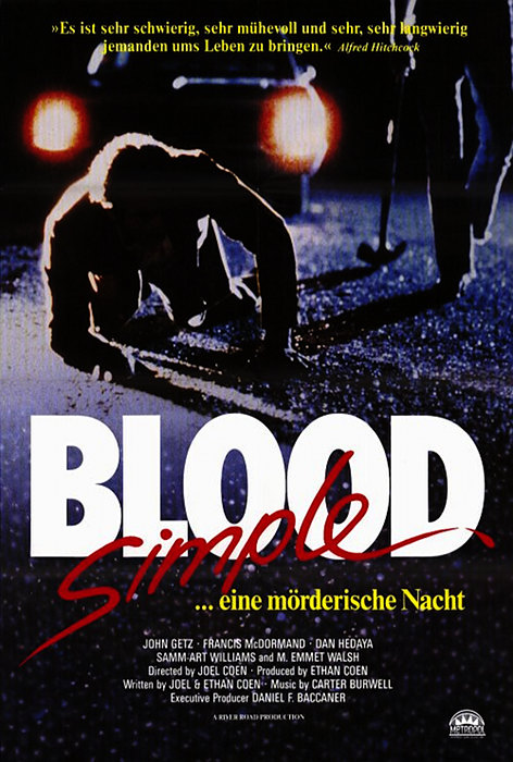 Plakat zum Film: Blood Simple - Eine mörderische Nacht