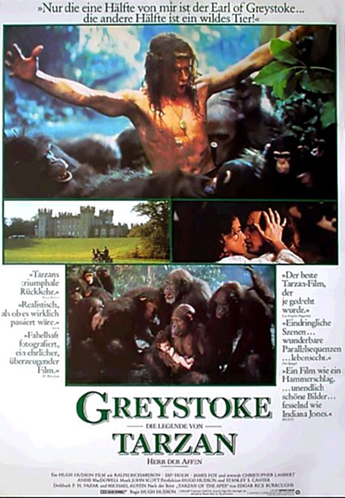 Plakat zum Film: Greystoke - Die Legende von Tarzan, Herr der Affen