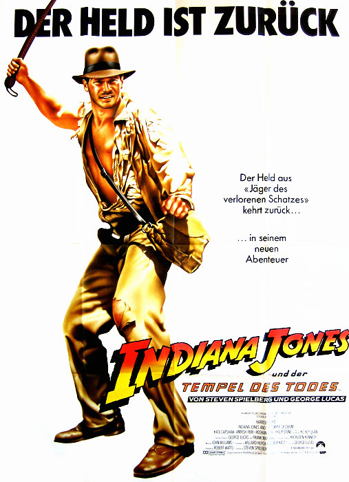 Plakat zum Film: Indiana Jones und der Tempel des Todes
