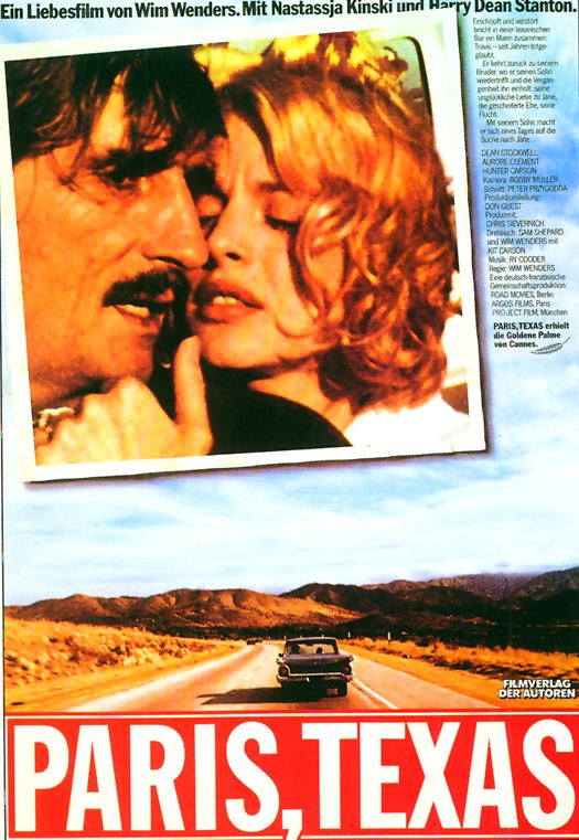 Plakat zum Film: Paris, Texas