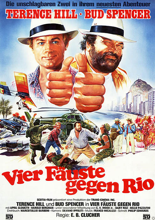 Plakat zum Film: Vier Fäuste gegen Rio