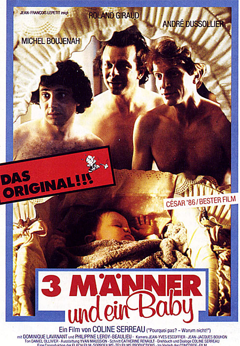 Plakat zum Film: Drei Männer und ein Baby