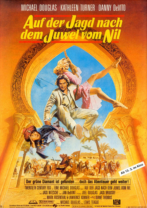 Plakat zum Film: Auf der Jagd nach dem Juwel vom Nil