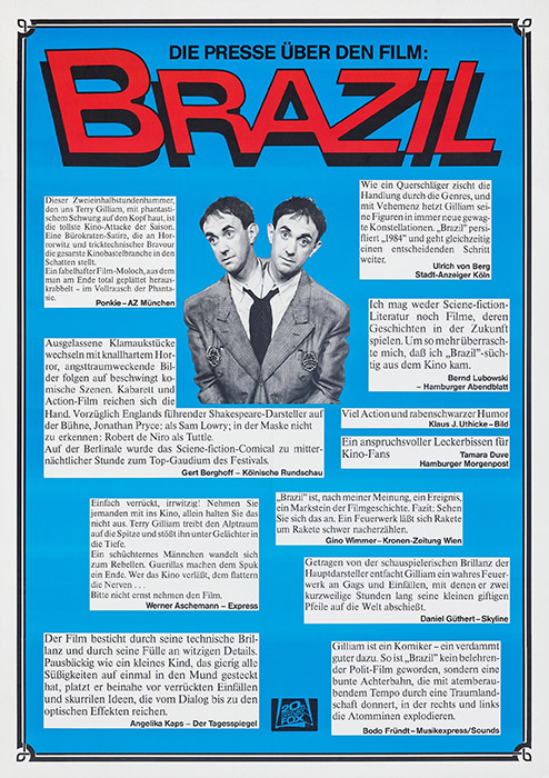 Plakat zum Film: Brazil