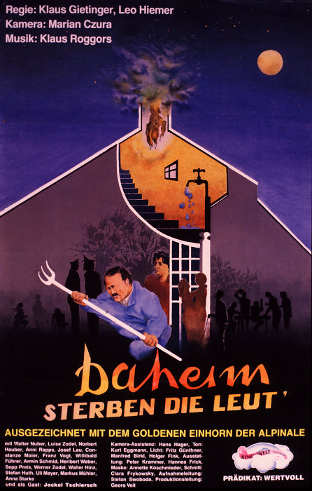 Plakat zum Film: Daheim sterben die Leut'