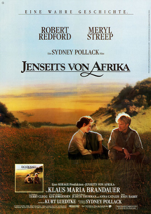 Plakat zum Film: Jenseits von Afrika