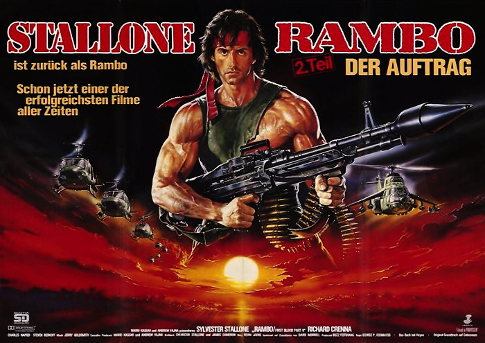 Plakat zum Film: Rambo II - Der Auftrag