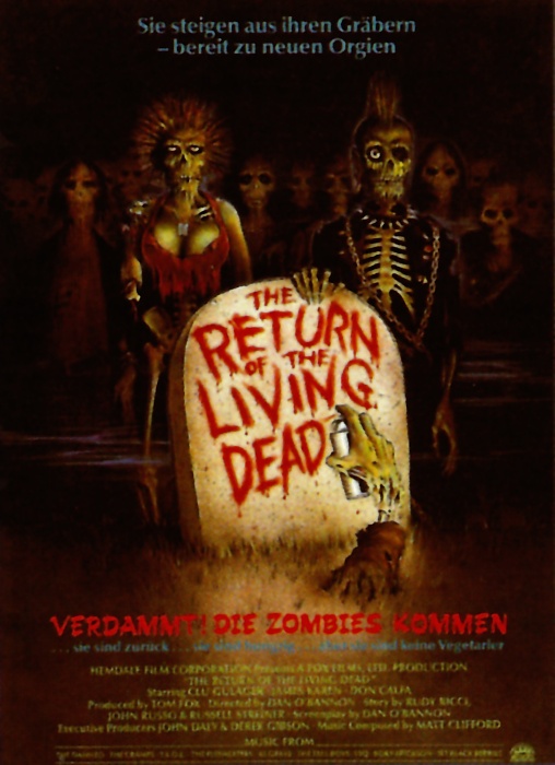 Plakat zum Film: Return of the Living Dead, The - Verdammt, die Zombies kommen