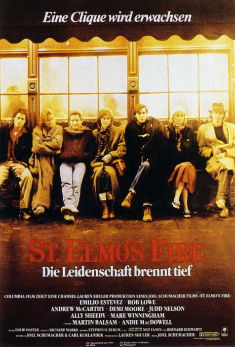 Plakat zum Film: St. Elmo's Fire - Die Leidenschaft brennt tief