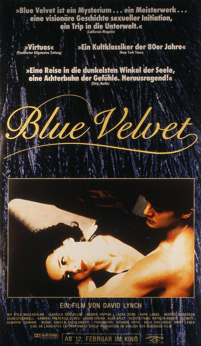 Plakat zum Film: Blue Velvet