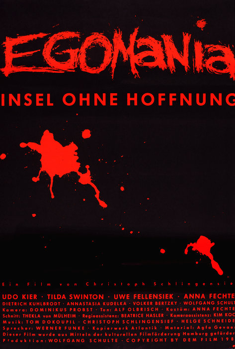 Plakat zum Film: Egomania - Insel ohne Hoffnung