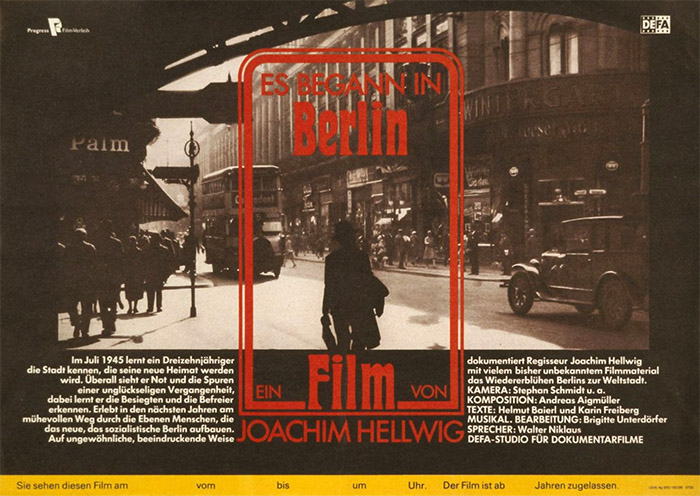 Plakat zum Film: Es begann in Berlin