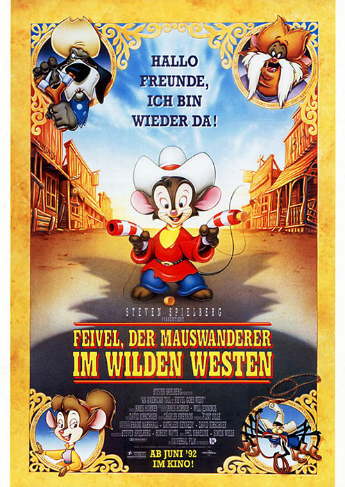 Plakat zum Film: Feivel, der Mauswanderer im wilden Westen