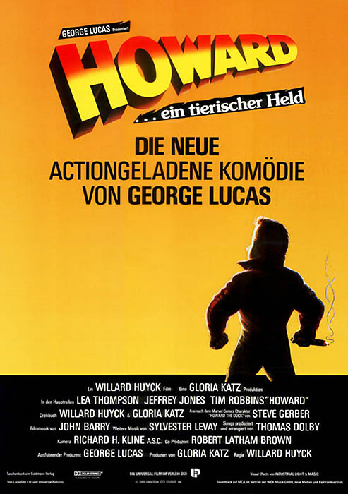 Plakat zum Film: Howard - ein tierischer Held