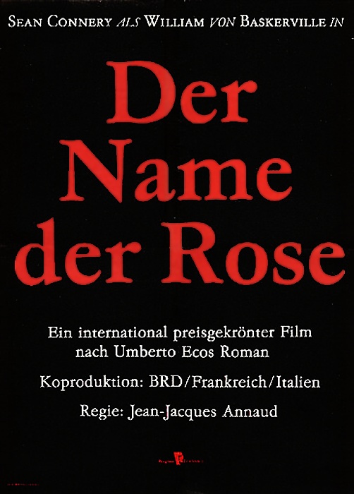 Plakat zum Film: Name der Rose, Der