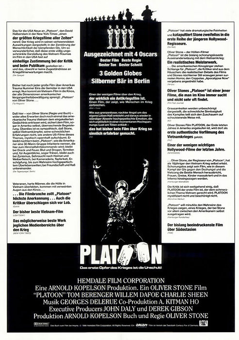 Plakat zum Film: Platoon