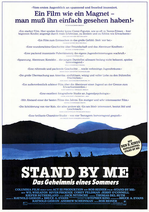Plakat zum Film: Stand by Me